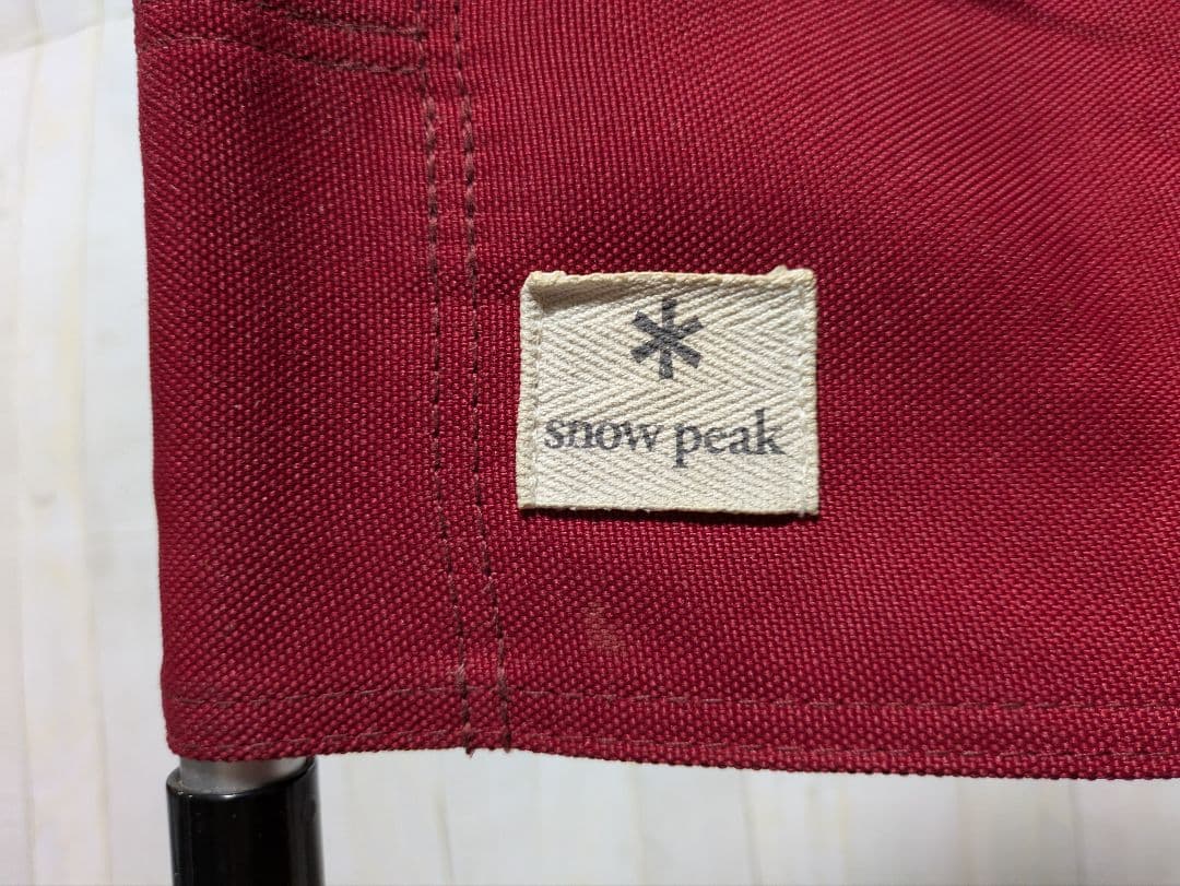  peak スノーピーク KID'Sチェア　 2脚セット レッド