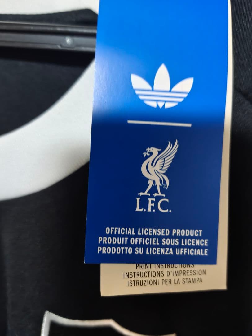 粗*品様 破格 値下げ不可adidas リバプール 3XLネーム無し ブラックシ