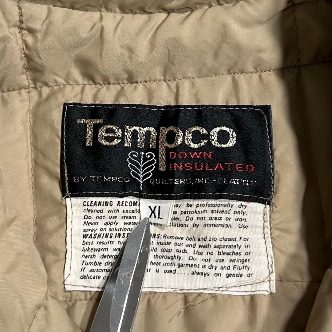 70s80s Tempco キルティング ダウンベスト USA製 スカイライナー
