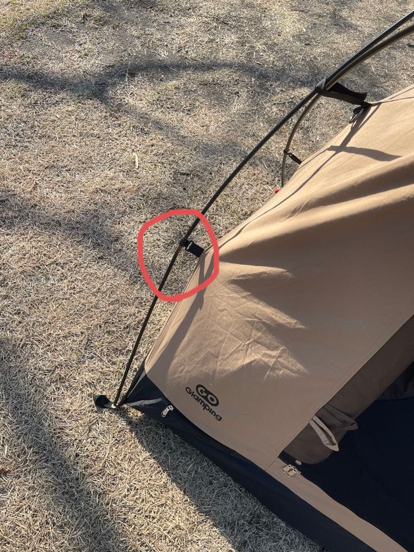 GOGlamping ツーリングドームテント ソロ 1人用