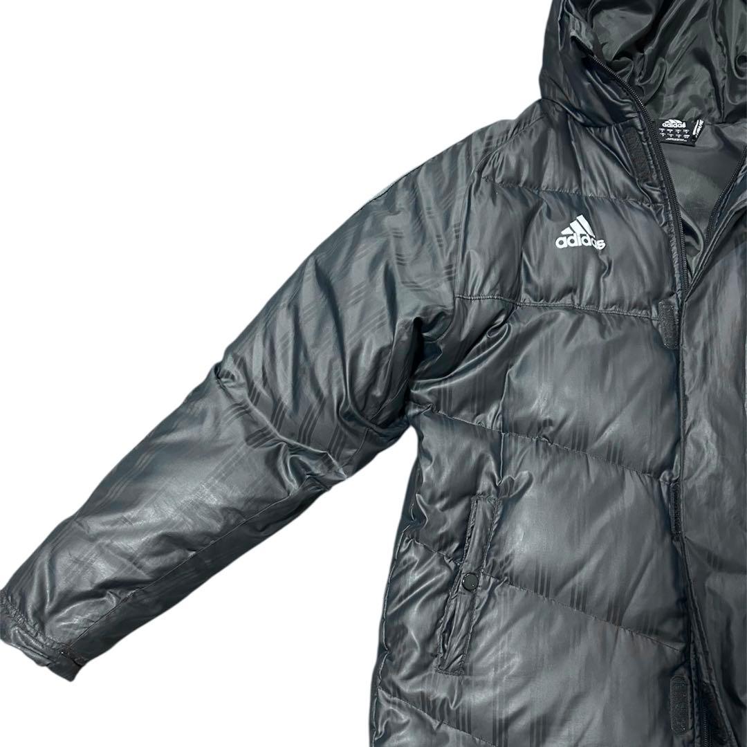 adidas アディダス ベンチコート ダウンコート ロング ブラック