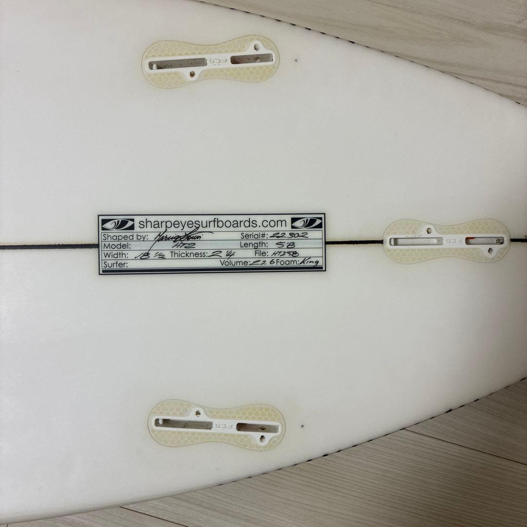 シャープアイ HT2 5’8 ショートボード 美品 リペア済 Sharp Eye