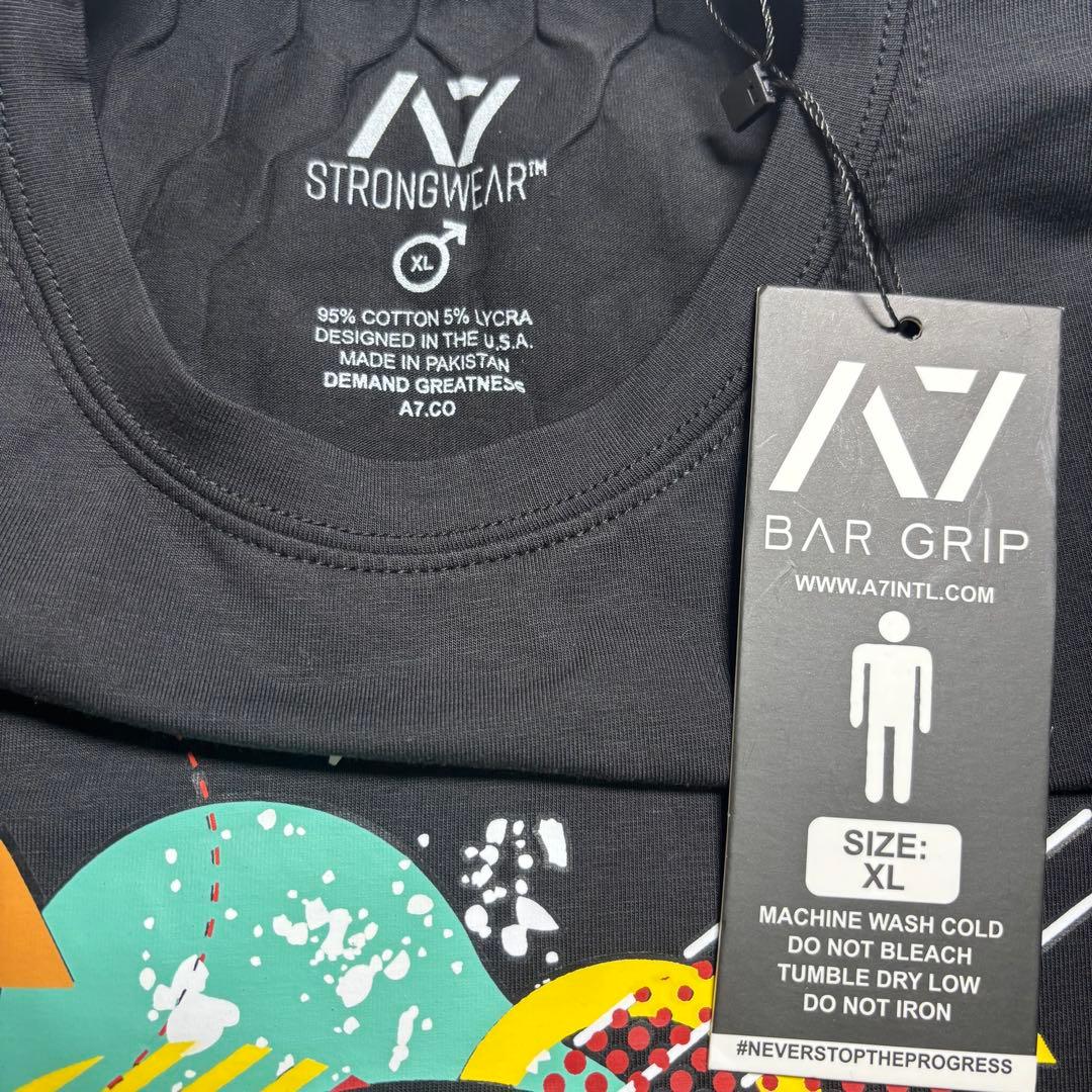 A7 Bar Grip Tシャツ XL 希少デザイン【一部うっすら白汚れあり】