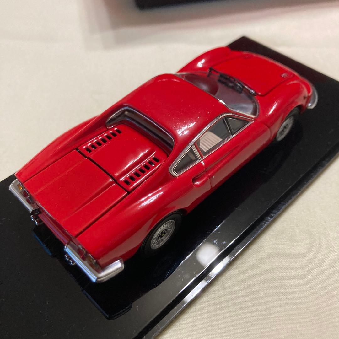 京商 1/43 フェラーリ ディーノ 246GT 赤/ベージュ内装
