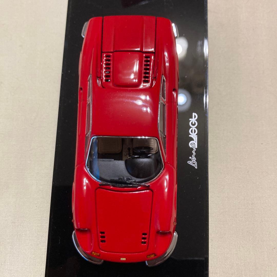 京商 1/43 フェラーリ ディーノ 246GT 赤/ベージュ内装