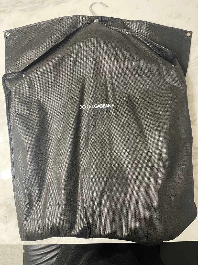 ドルチェ&ガッバーナ　レザージャケット ブラック　DOLCE&GABBANA