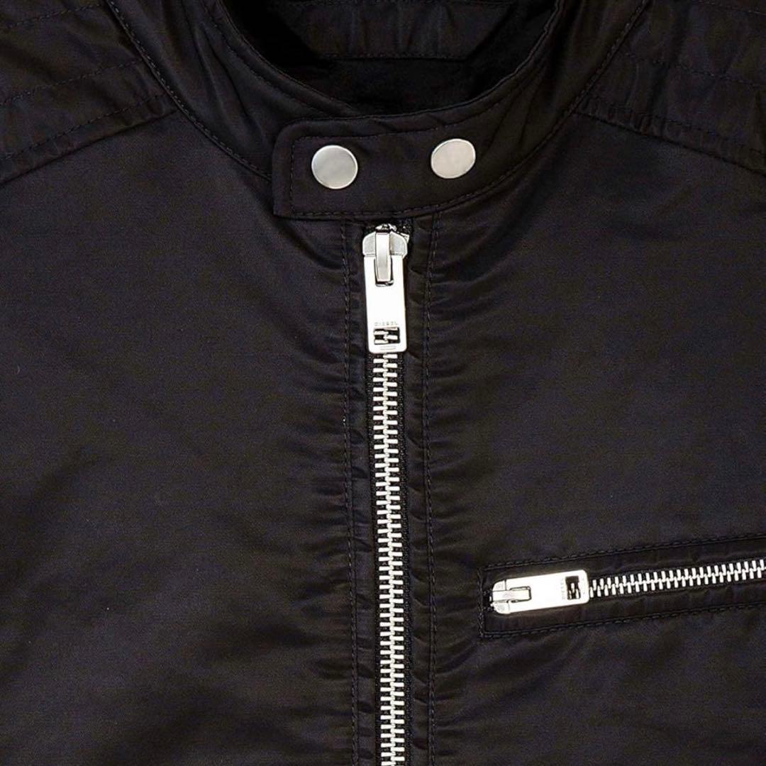 DIESEL ディーゼル ブラック ライダースジャケット