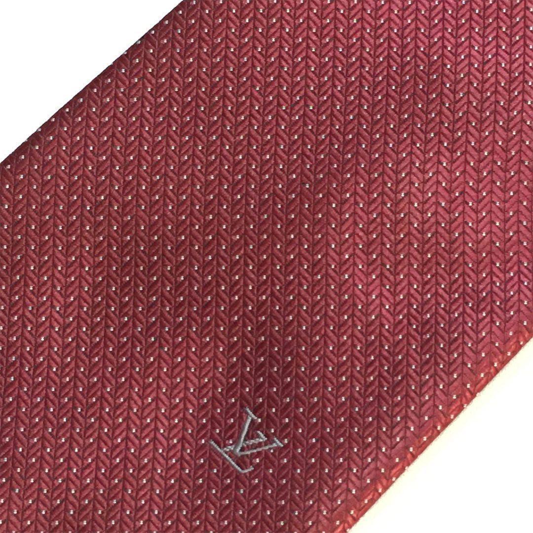 未使用級 ルイヴィトン Louis Vuitton ネクタイ マイクロドット