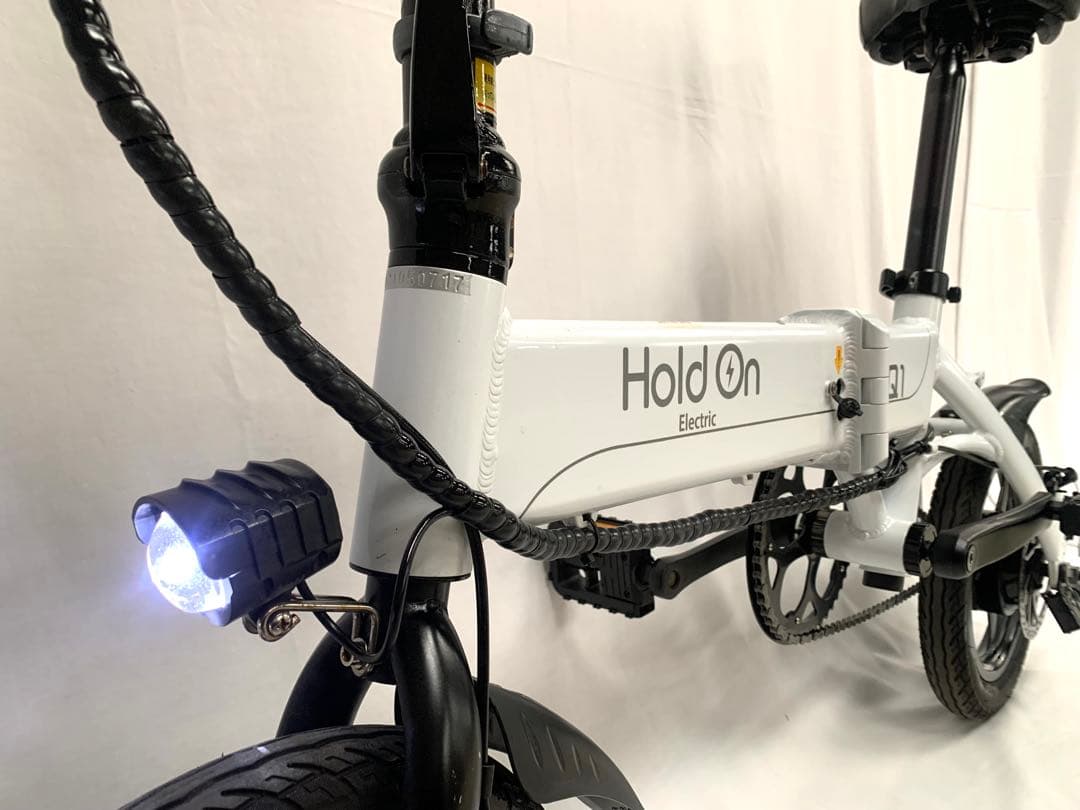 送料無料HoldOn折り畳み電動自転車Q1 36V7.5Ah14インチ動作確認済
