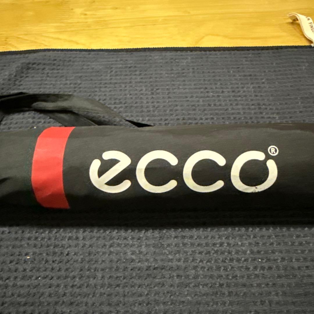 ecco ゴルフ用傘 黒 8本骨　エコー