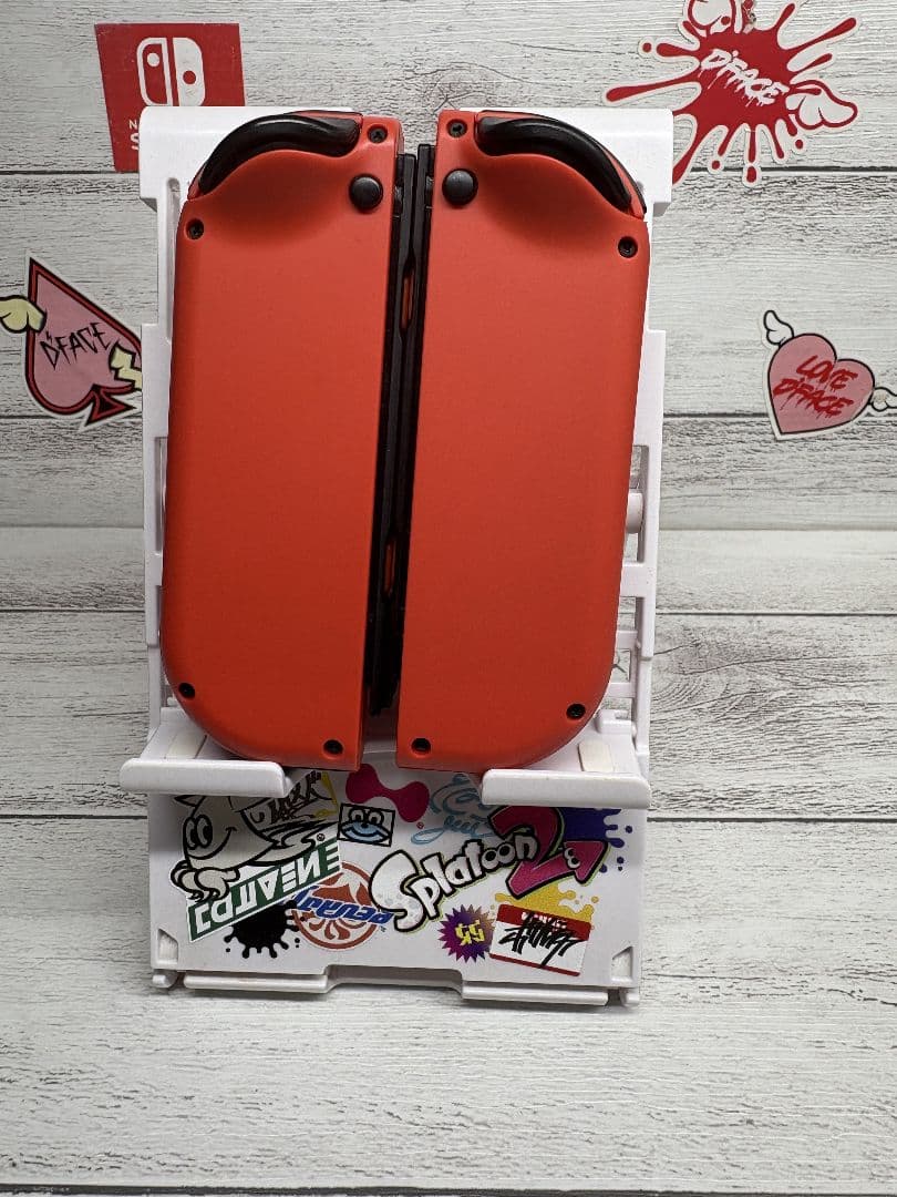 35任天堂純正品【ledカスタム& マリオ】Nintendo ジョイコン 美品