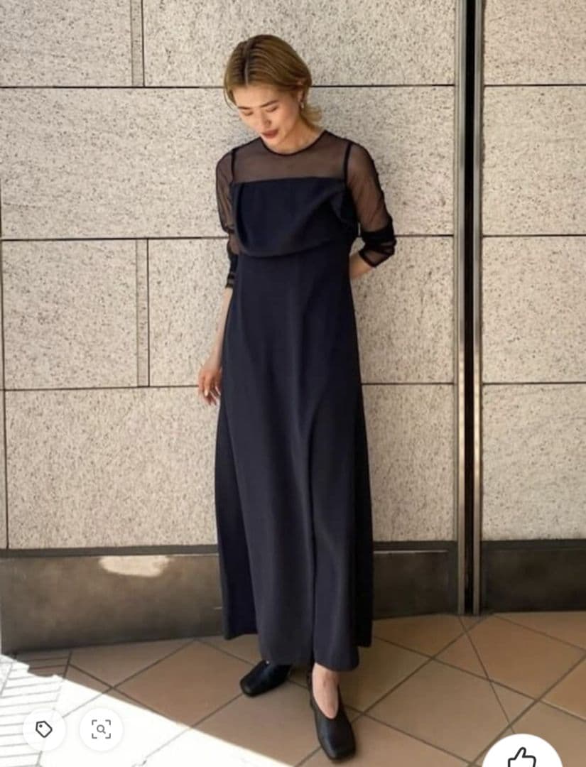 Ameri　CLOUD FLARE DRESS