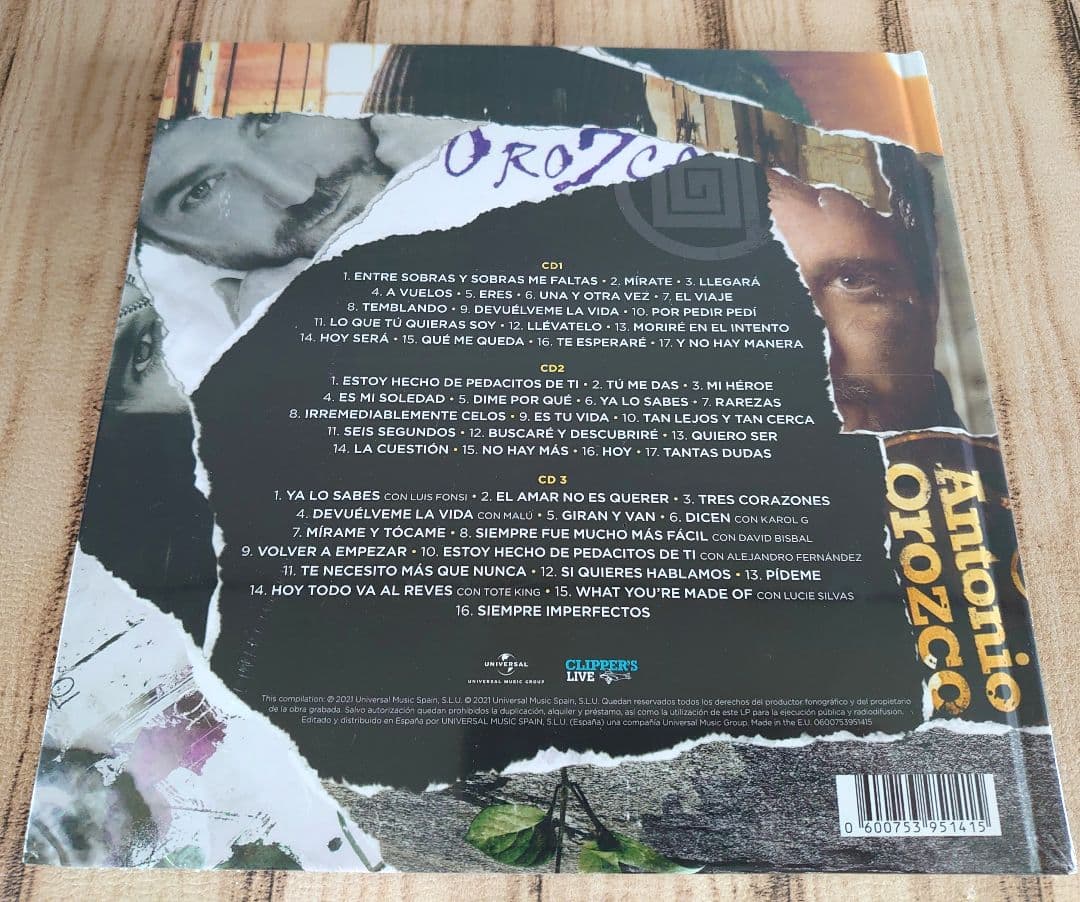 Antonio Orozco-Pedacitos de mi/3CD＋1BOOK