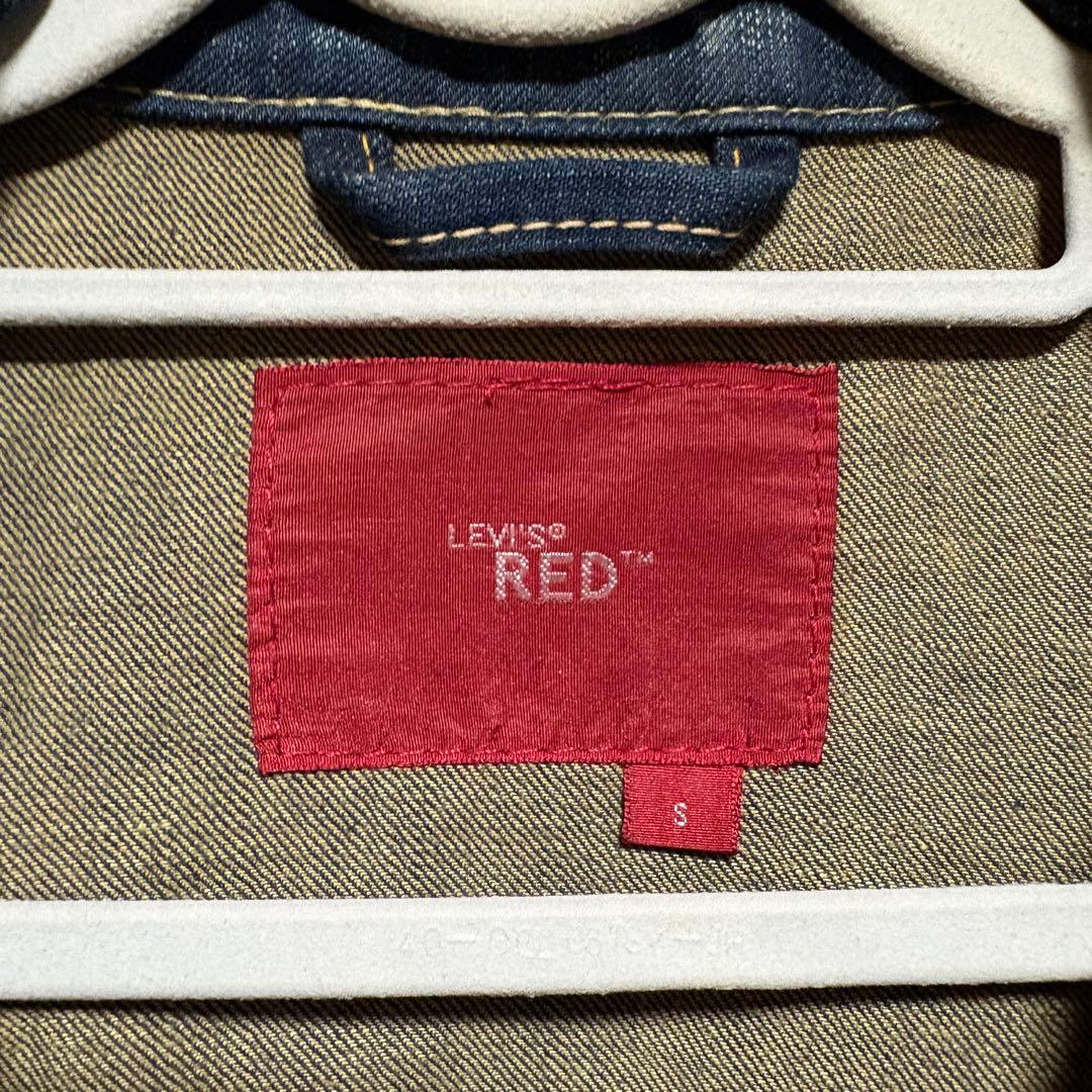 y022506 LEVI‘S RED デニムジャケット　ジッパー　ヴィンテージS