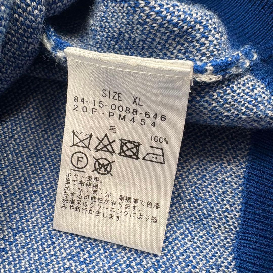 美品　BEAMS GOLF ビームスゴルフ ニットポロシャツ XL 777