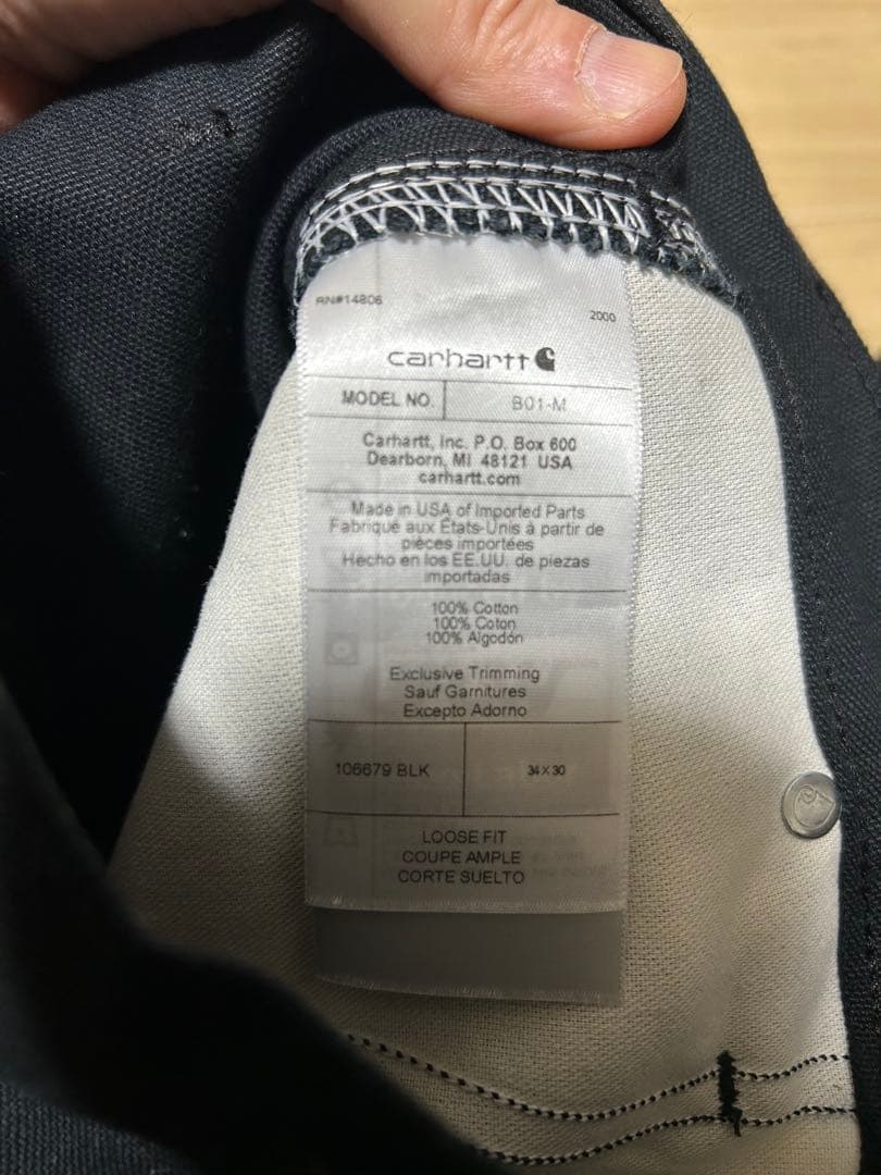 Carhartt カーハート　ダブルニーペインター　USA製　W34 試着のみ
