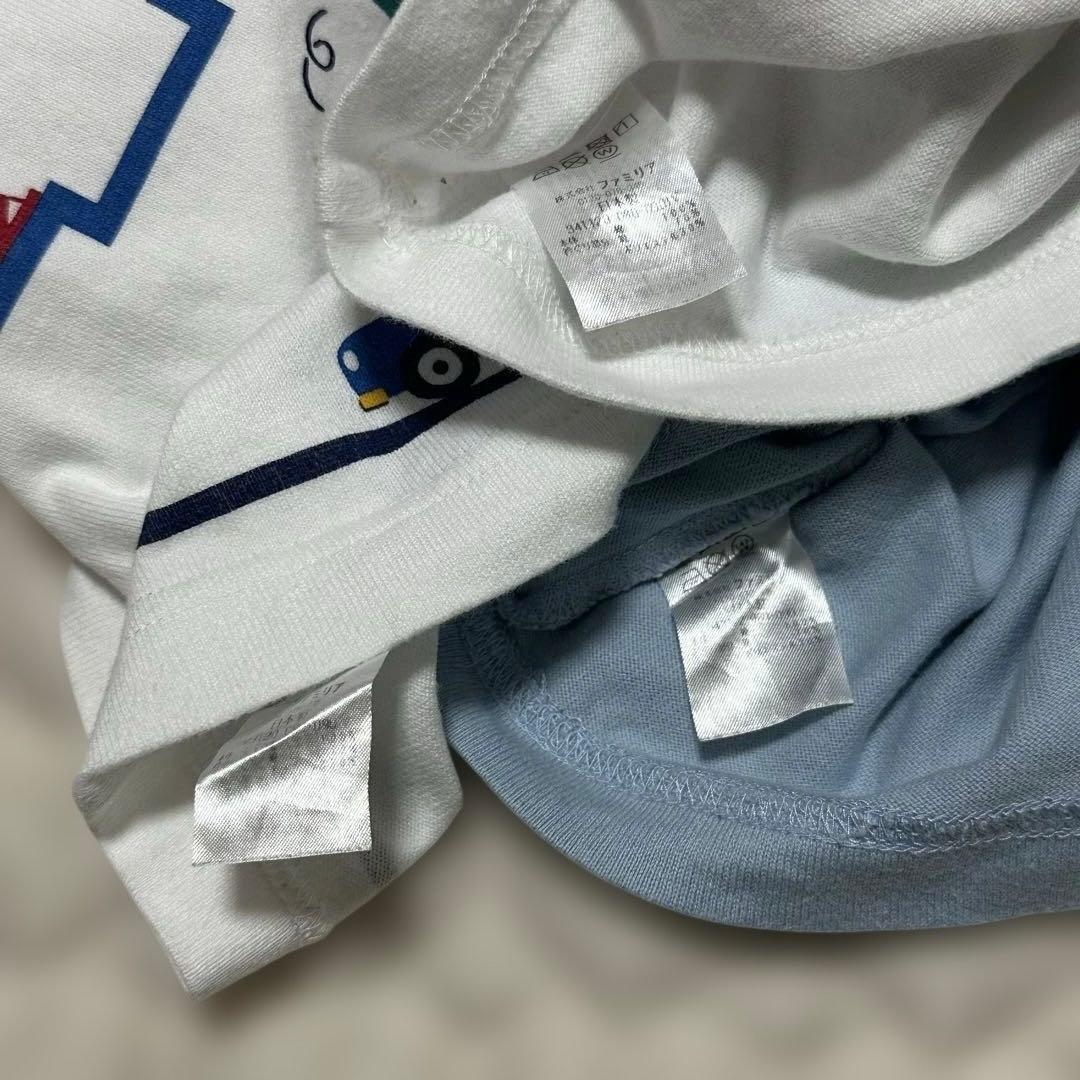 ファミリア 車 長袖 カットソー Tシャツ 90サイズ 3枚セット まとめ売り