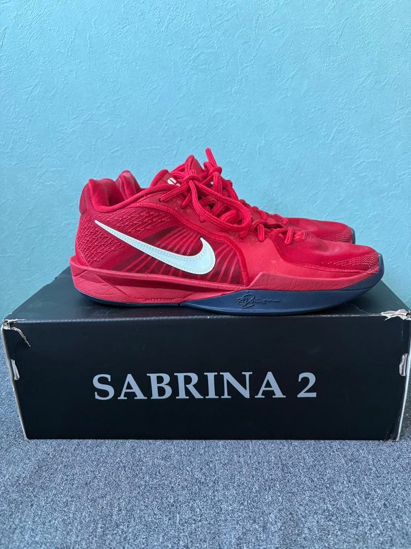 Nike Sabrina Ionescu 2 バスケットシューズ レッド