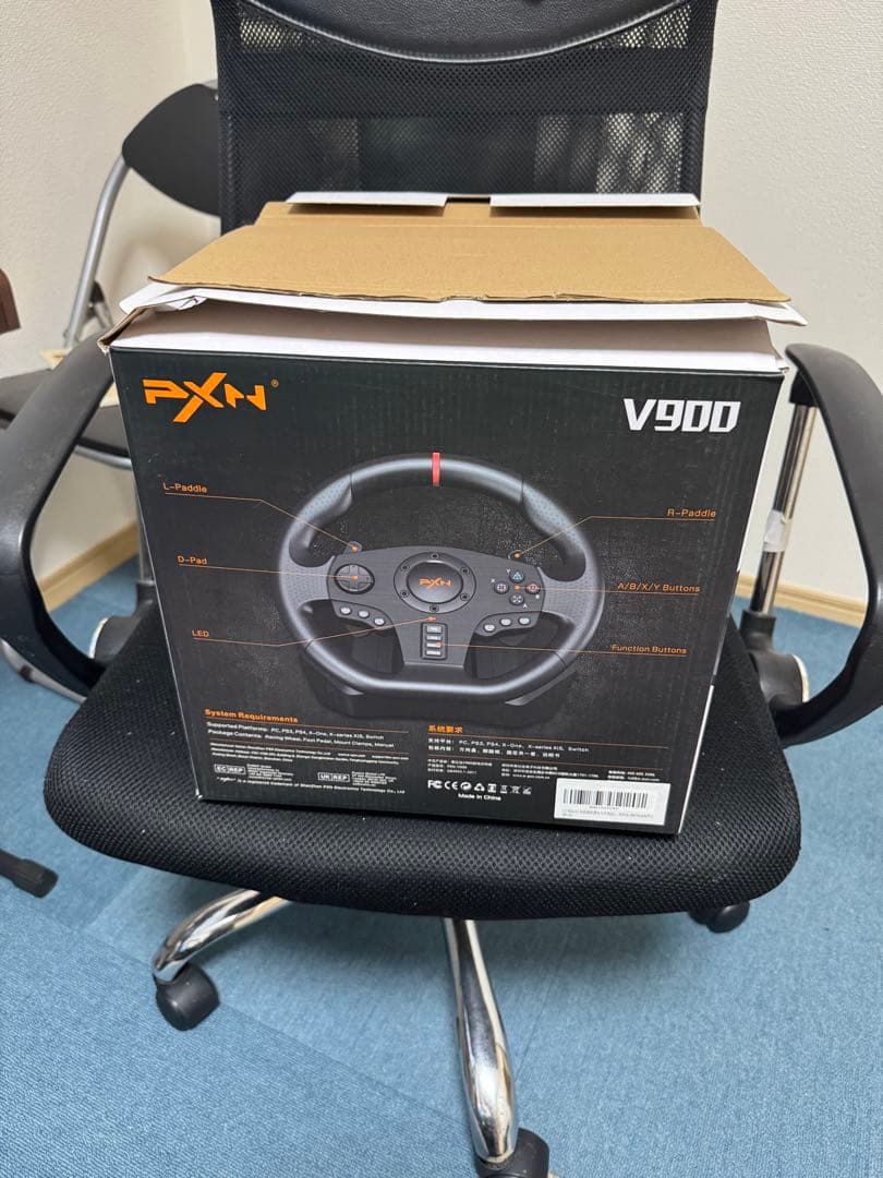 PXN V900 PCレーシングホイール、PS3、PS4、Xbox