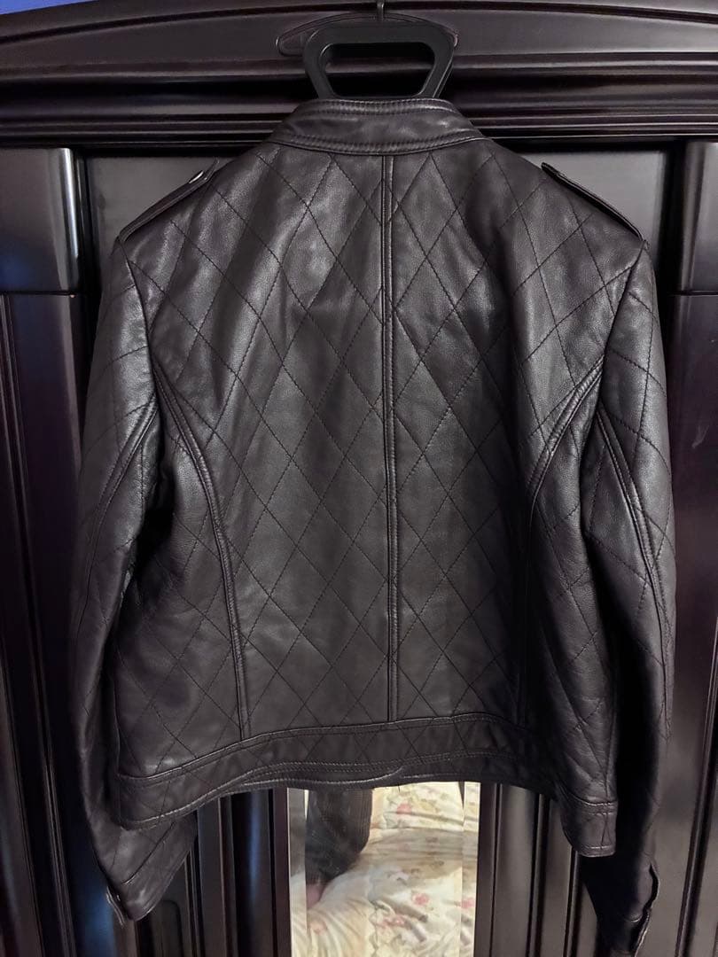 BALMAIN ブラック ライダースジャケット