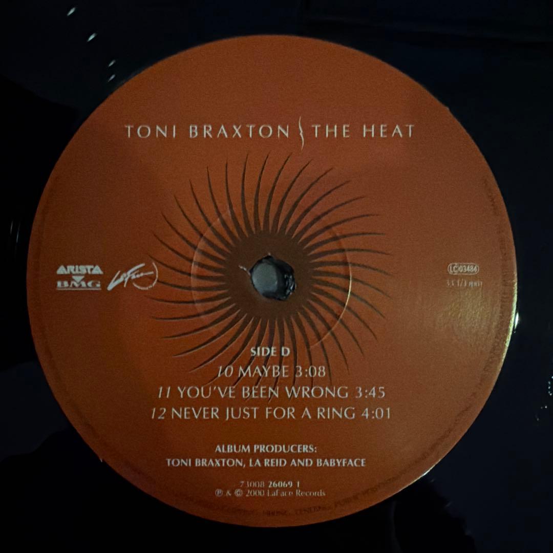 UKオリジナル盤Toni Braxton / The Heat 2LPレコード