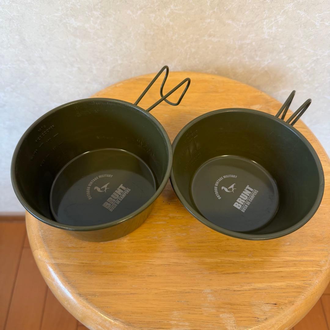 BRUNT ブラント シェラカップ 大小2個セット OD