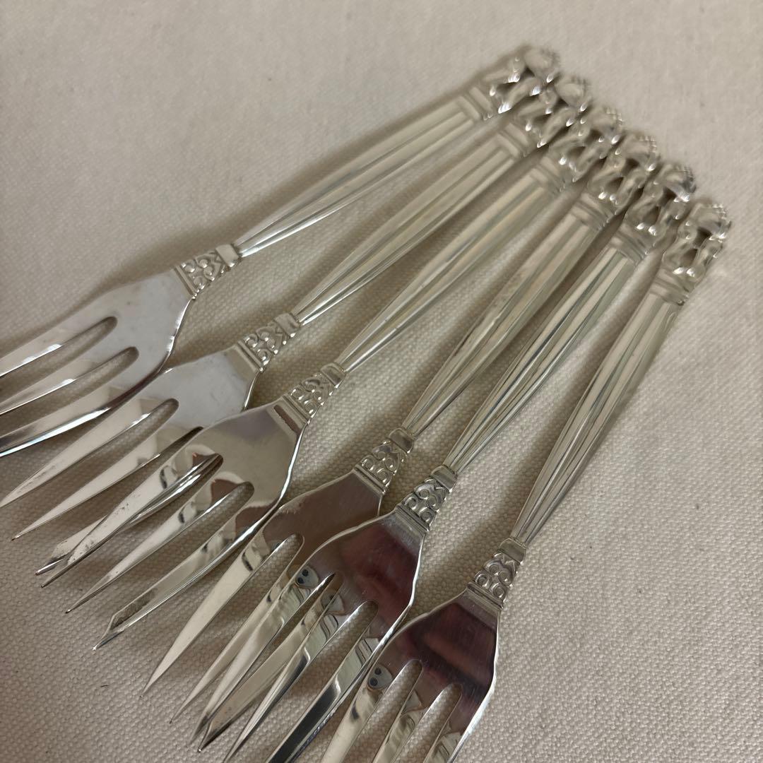 フォーク　銀製品　silver950 6本セット