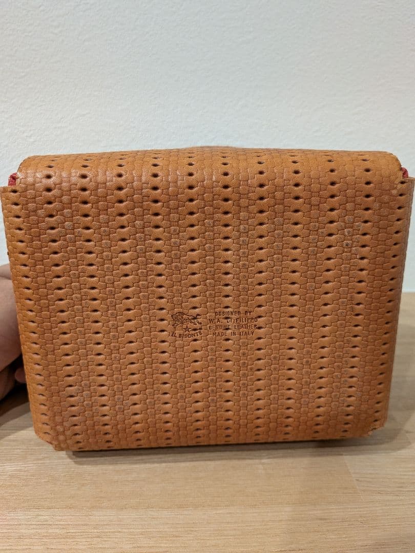 イルビゾンテ　レザーカゴ　小物入れ