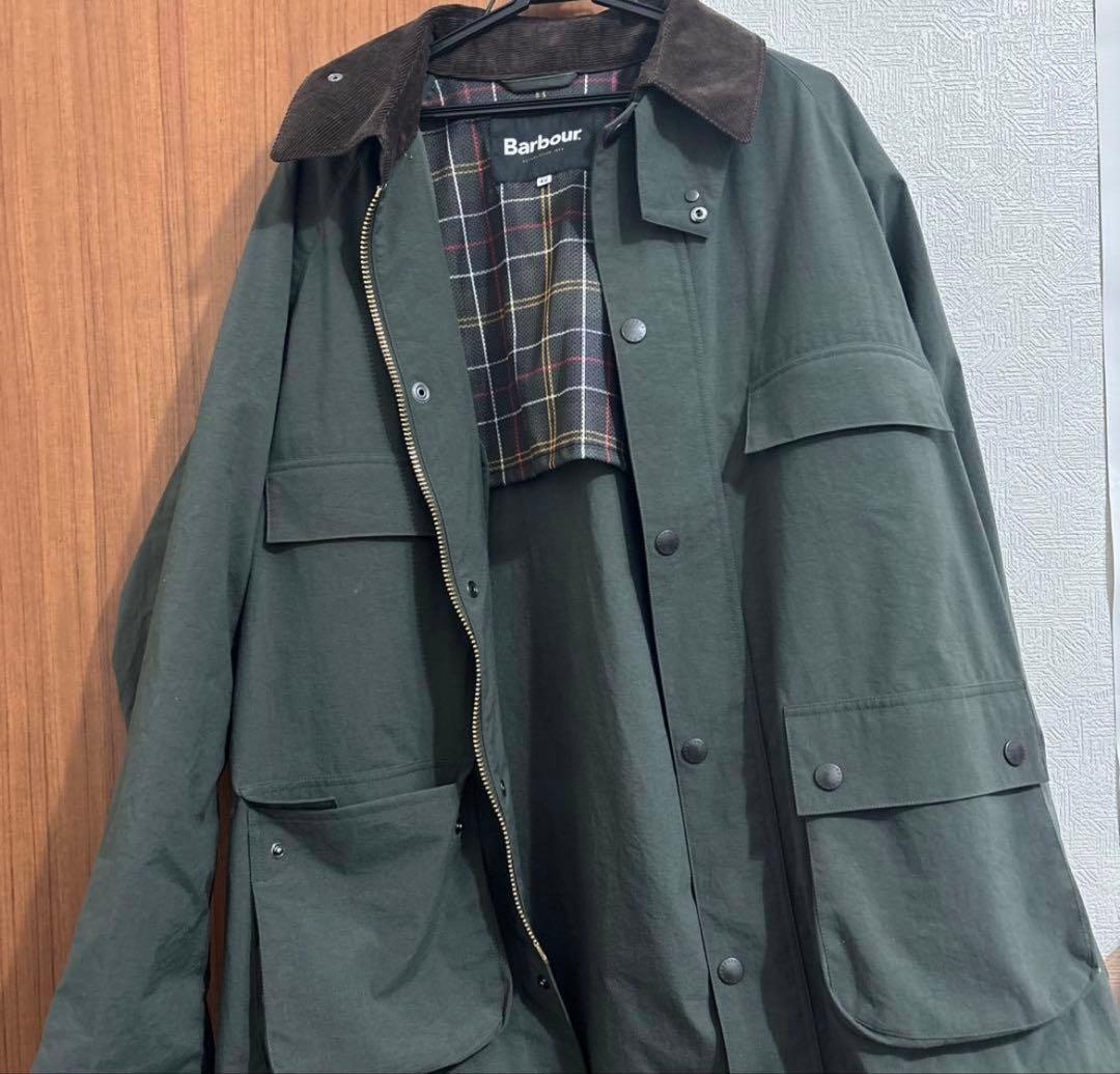 カ*ル様 Barbour ダークグリーンジャケット 42