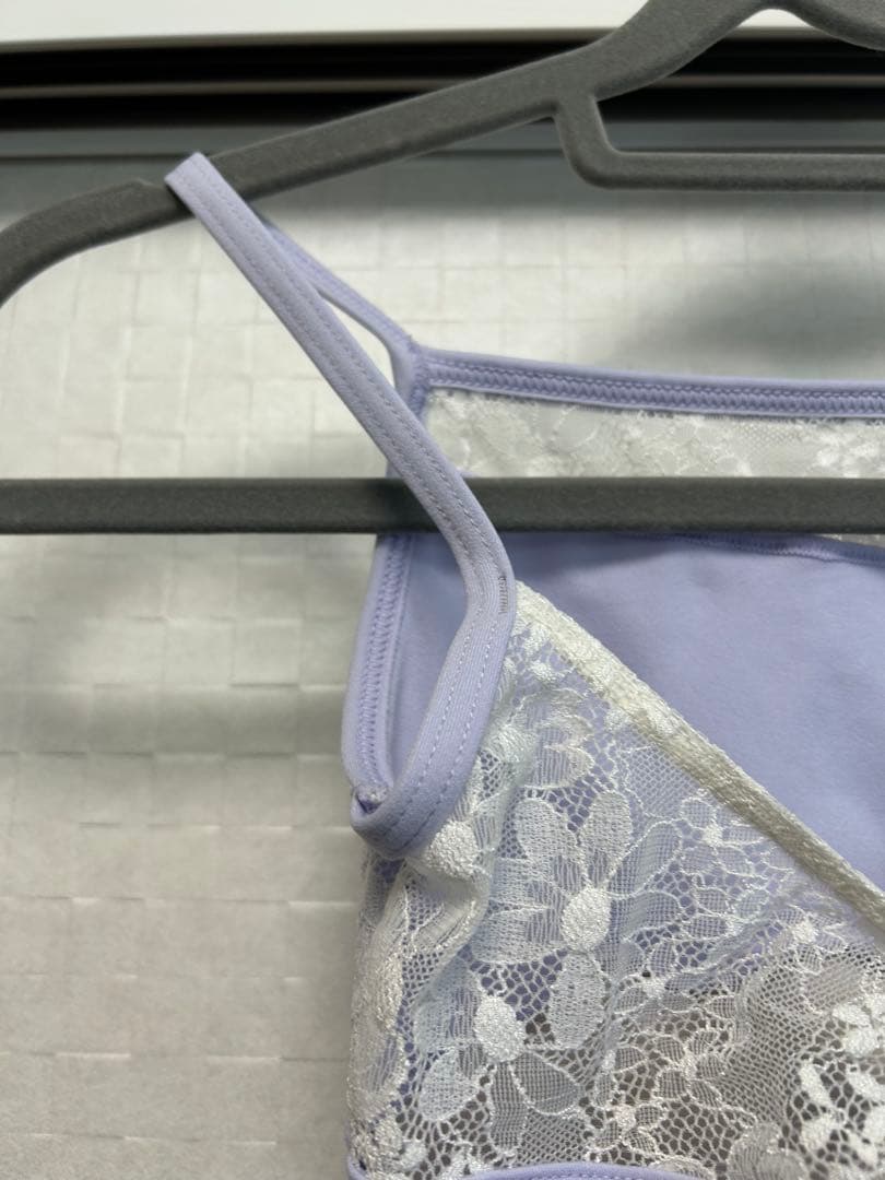 ゆ*マ様 Chacott チャコット 140 薄紫 パープル レース バレエレオ