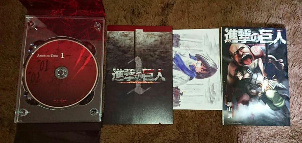 進撃の巨人1 初回特典付き:未発表漫画65P「進撃の巨人0巻」Blu-ray