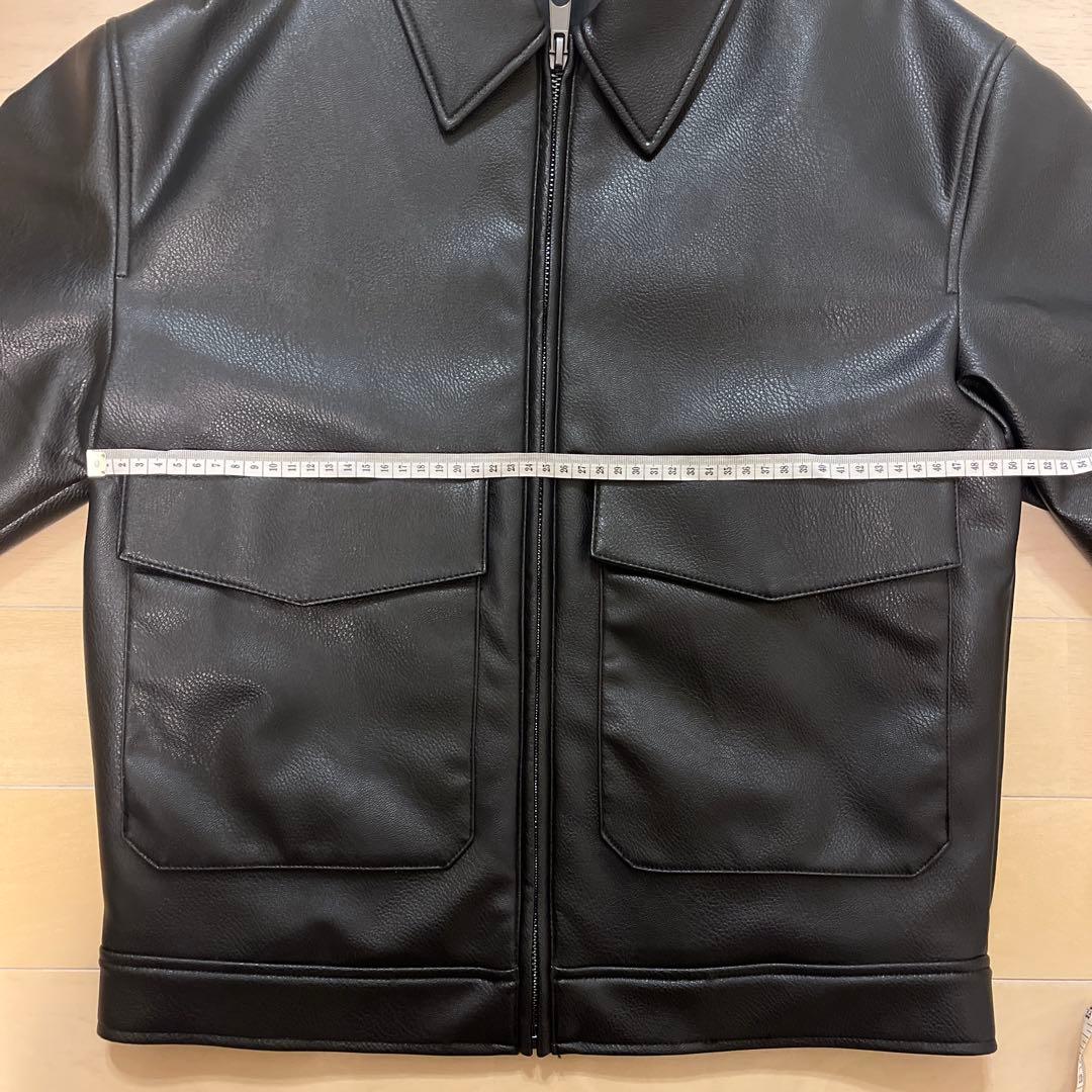 ZARA 黒 フェイクレザージャケット　　最終値下げです
