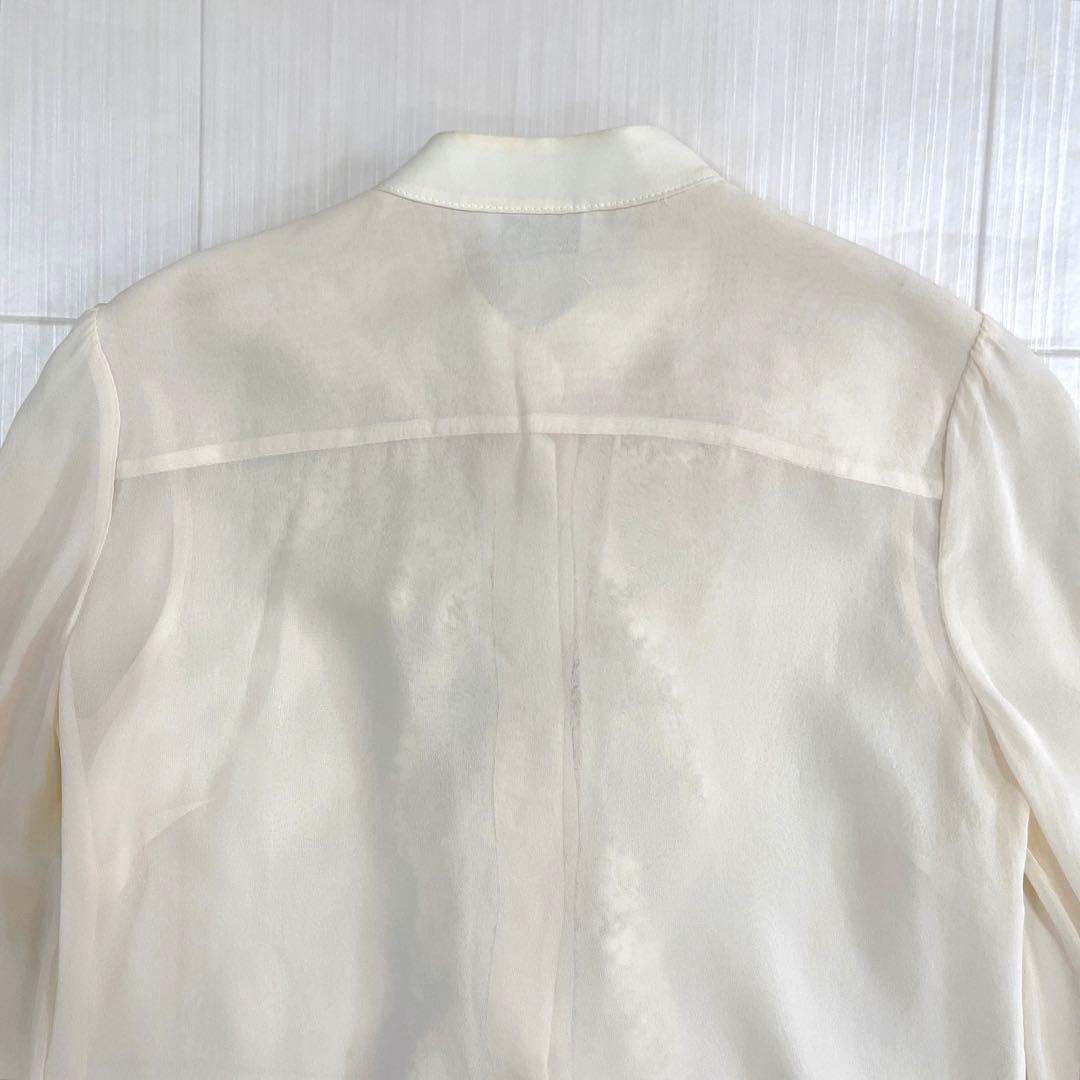 美品✨VALENTINO シルク100% レース フリル ブラウス