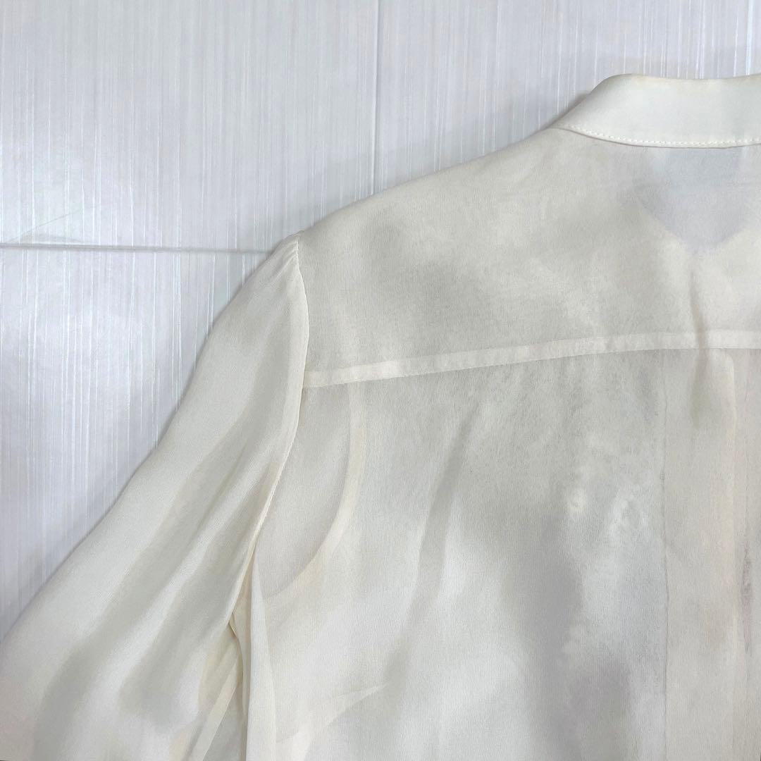 美品✨VALENTINO シルク100% レース フリル ブラウス