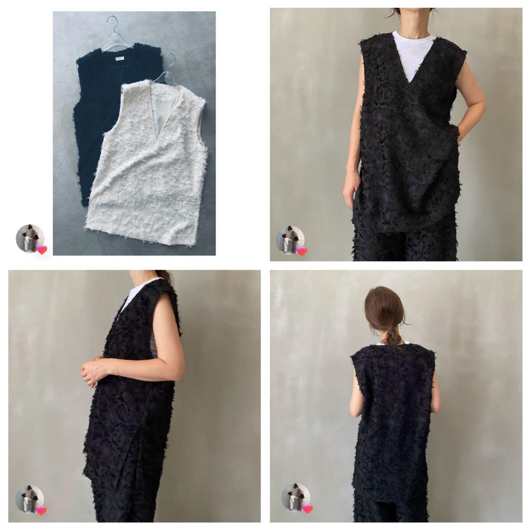 【新品タグ付き】HOWDY. moke moke Vneck vest