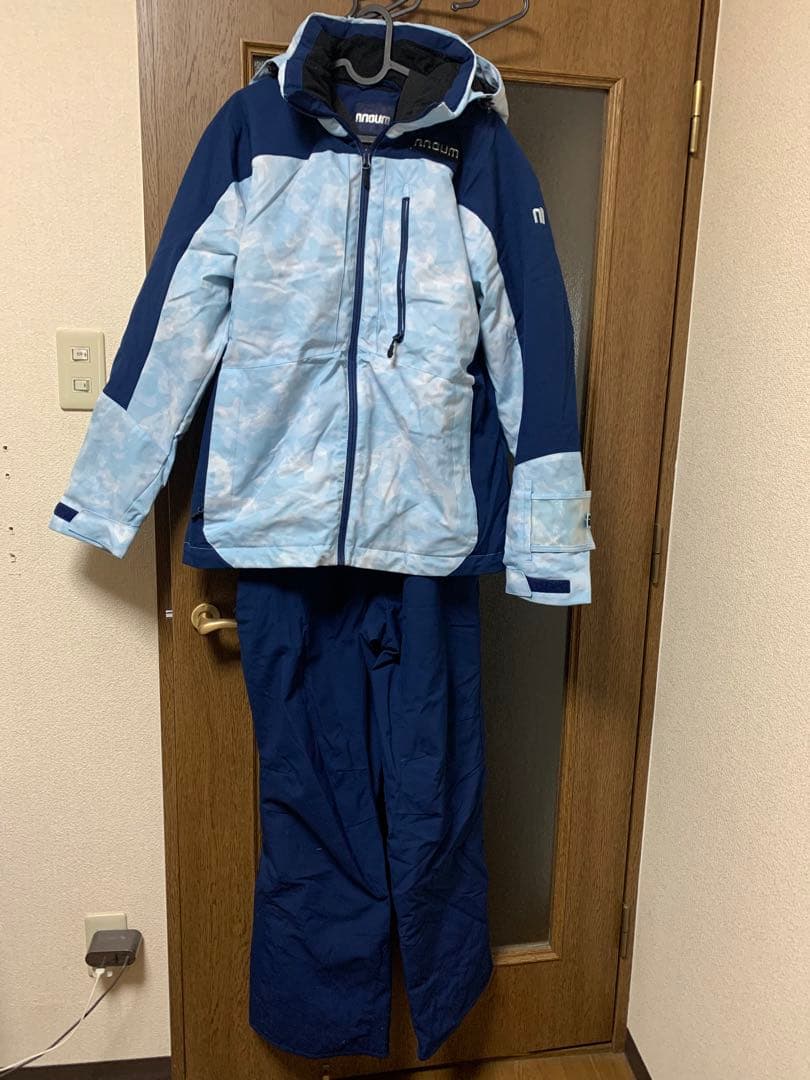【MENS】ネイビー スキーウェアセット ジャケットとパンツ