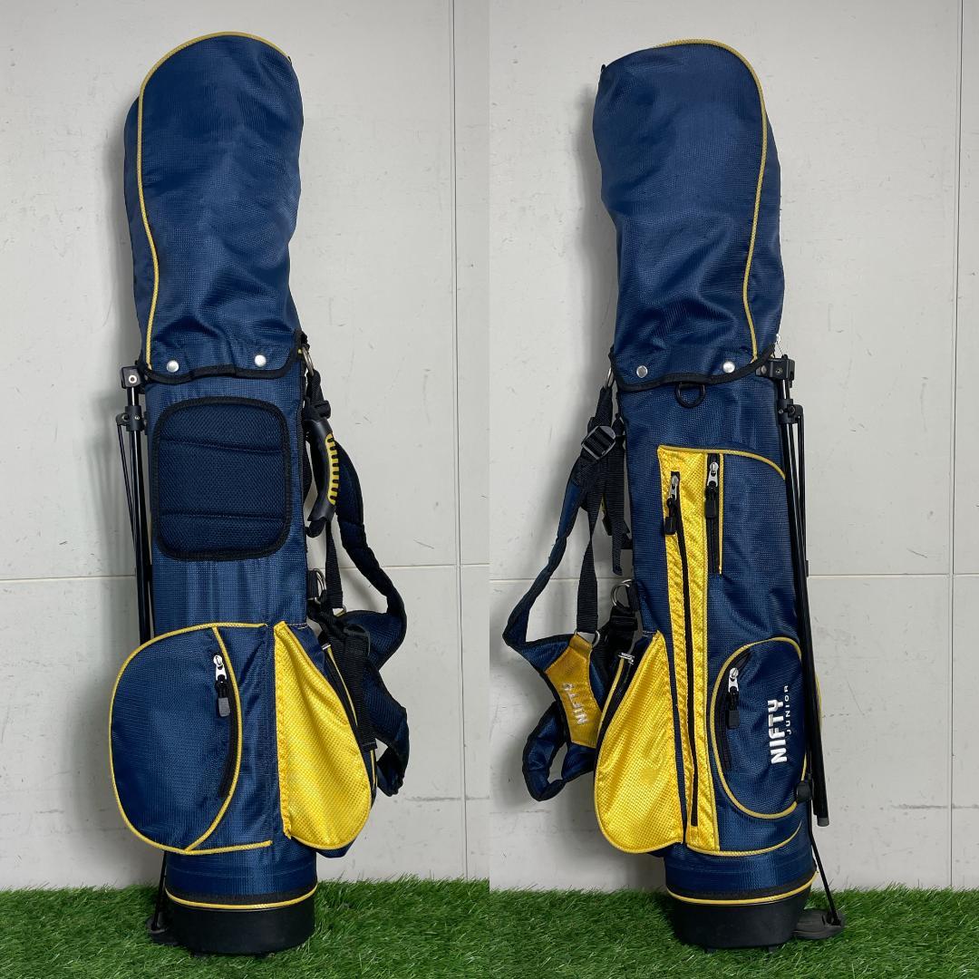 初心者向け！ ニフティ ジュニアゴルフセット 5本 即コースOK K2869