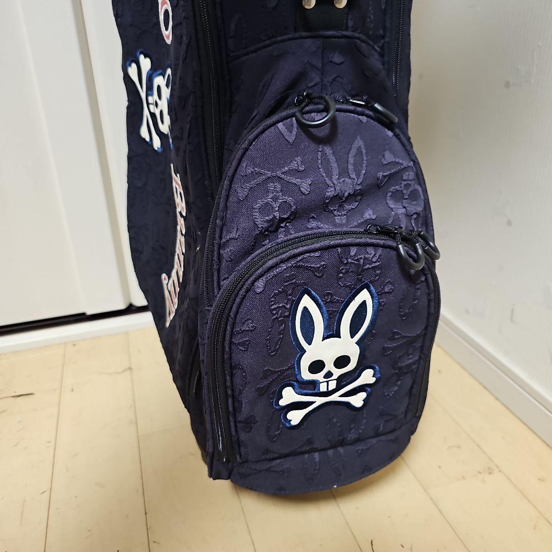 Psycho Bunny ゴルフバッグ ネイビー　中古品