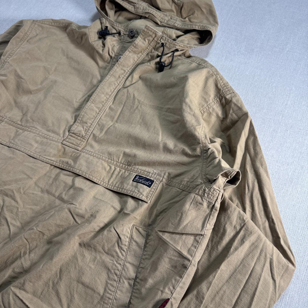 90s ウールリッチ woolrich アノラックパーカー ベージュ