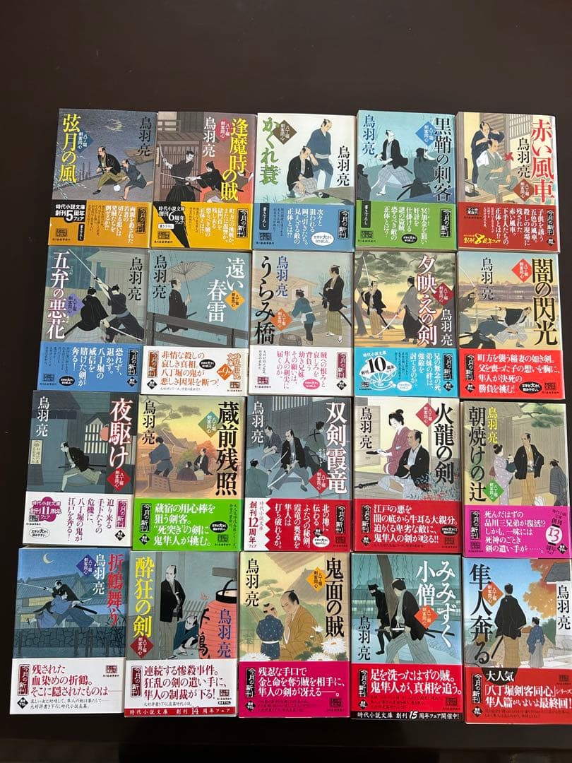 鳥羽亮　剣客同心鬼隼人 八丁堀剣客同心 剣客同心 剣客同心親子船　全巻セット