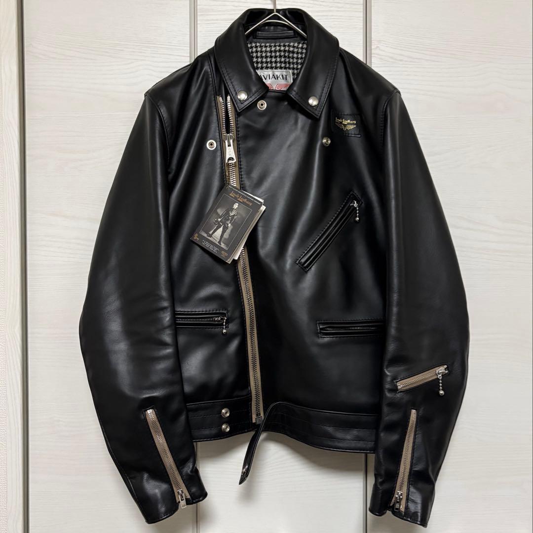 Lewis Leathers 38 サイクロン ダブルライダース 馬革