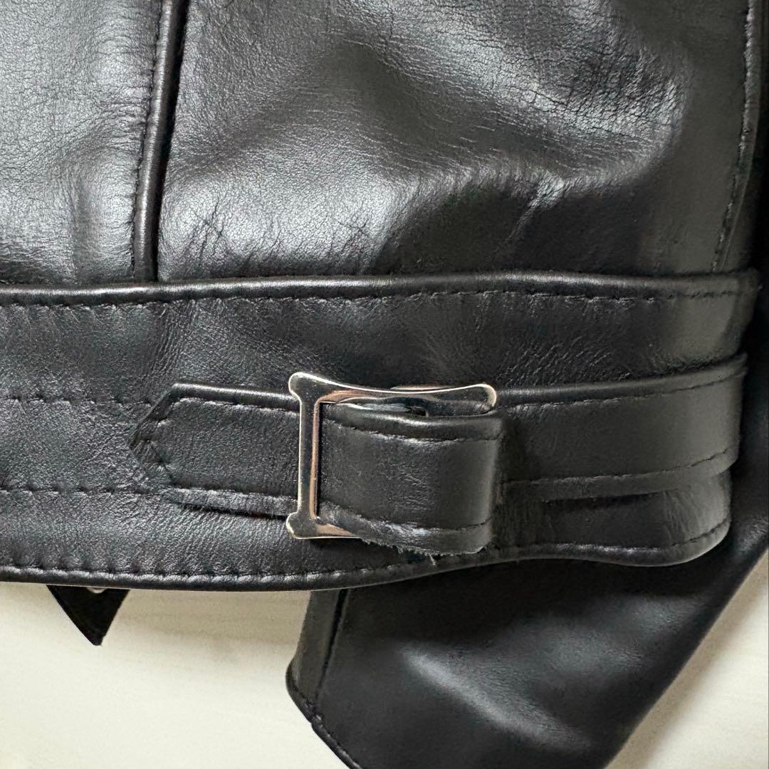 Lewis Leathers 38 サイクロン ダブルライダース 馬革