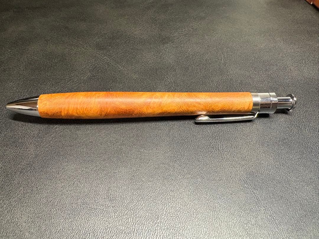 【タイムセール中‼️】工房楔 ルーチェペン 花梨こぶ杢 0.7mm