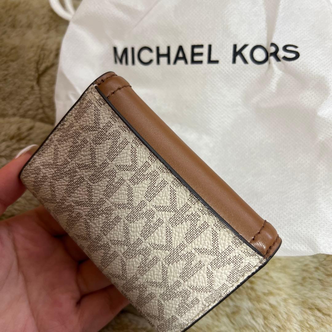 MICHAEL KORS キーケース ブラウン/ベージュ
