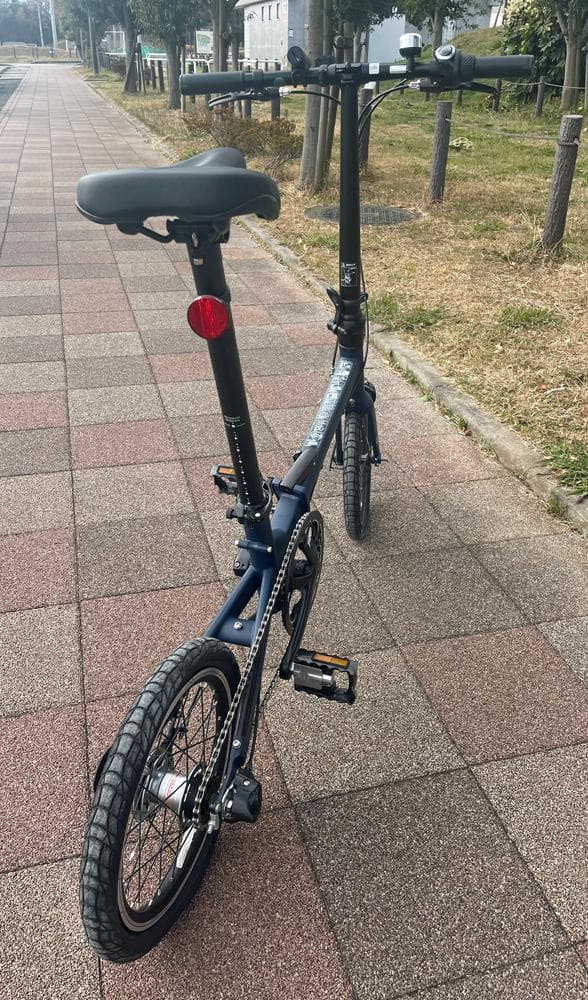 【無印良品】MUJI 16インチ 折りたたみ自転車【ネイビー】