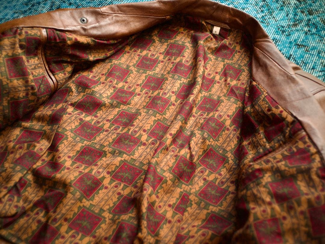 ジャケット・アウター 70s 80s EURO tirolean design leather JKT