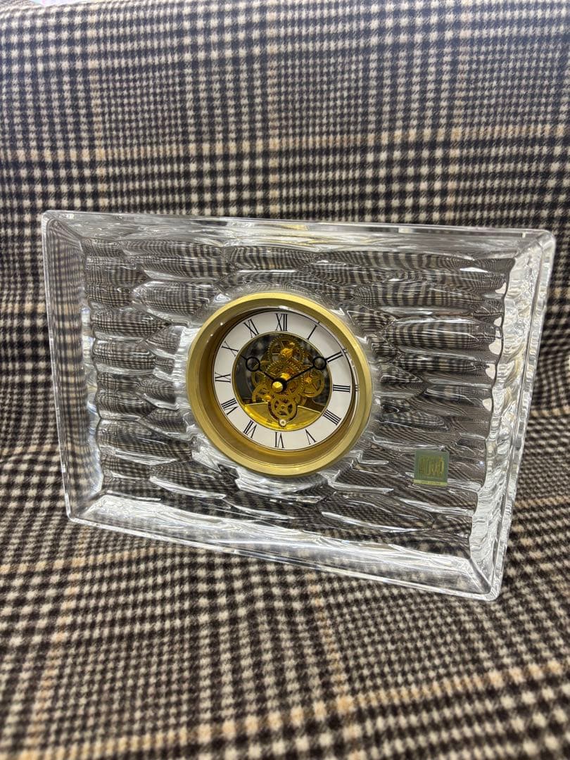 HOYAクリスタル　クロック　電池　 2針式　デッドストック
