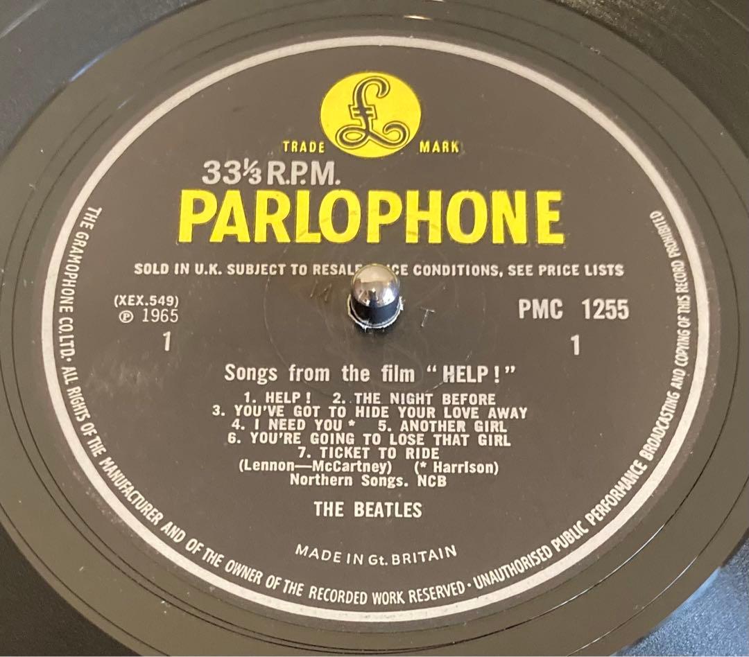 THE BEATLES HELP! UKオリジナル/mono/レコード超初期盤
