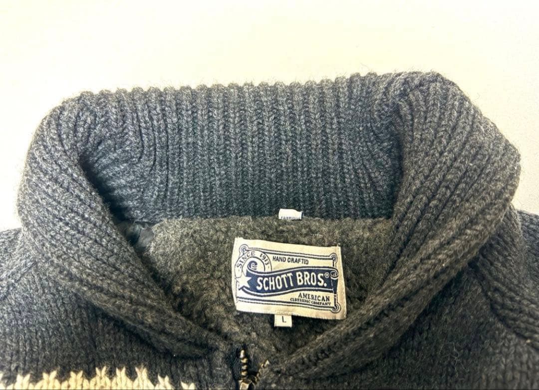 schott ショット カウチン ボア 牛柄 バッファロー ジャケット