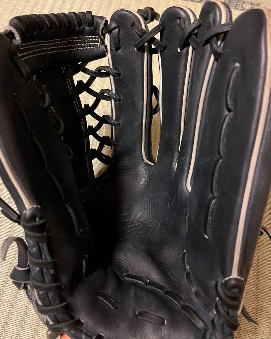 ミズノ グローバルエリート ダイバーシティブルー 軟式外野手用オーダー